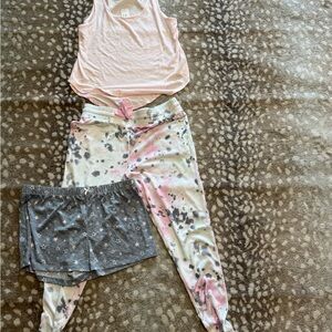 Pink and Gray Lounge Set